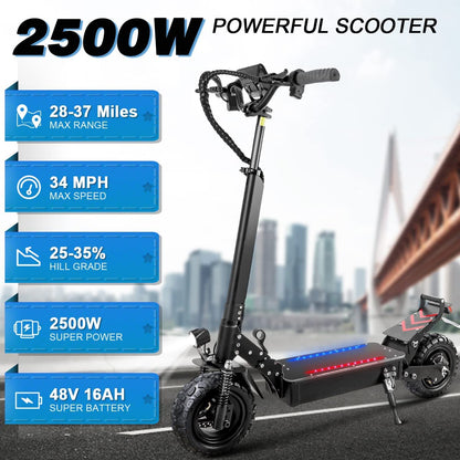 Q30 Electric Scooter For Adults Power 2500W