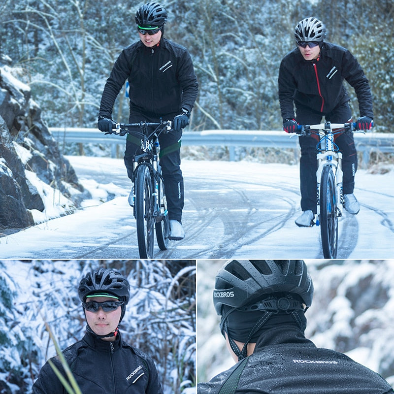 Cycling Clothing Set Winter Thermal Fleece