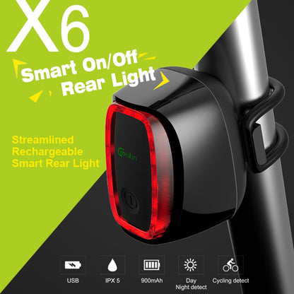 Smart Wireless Bike Light Rear Laser Lantern