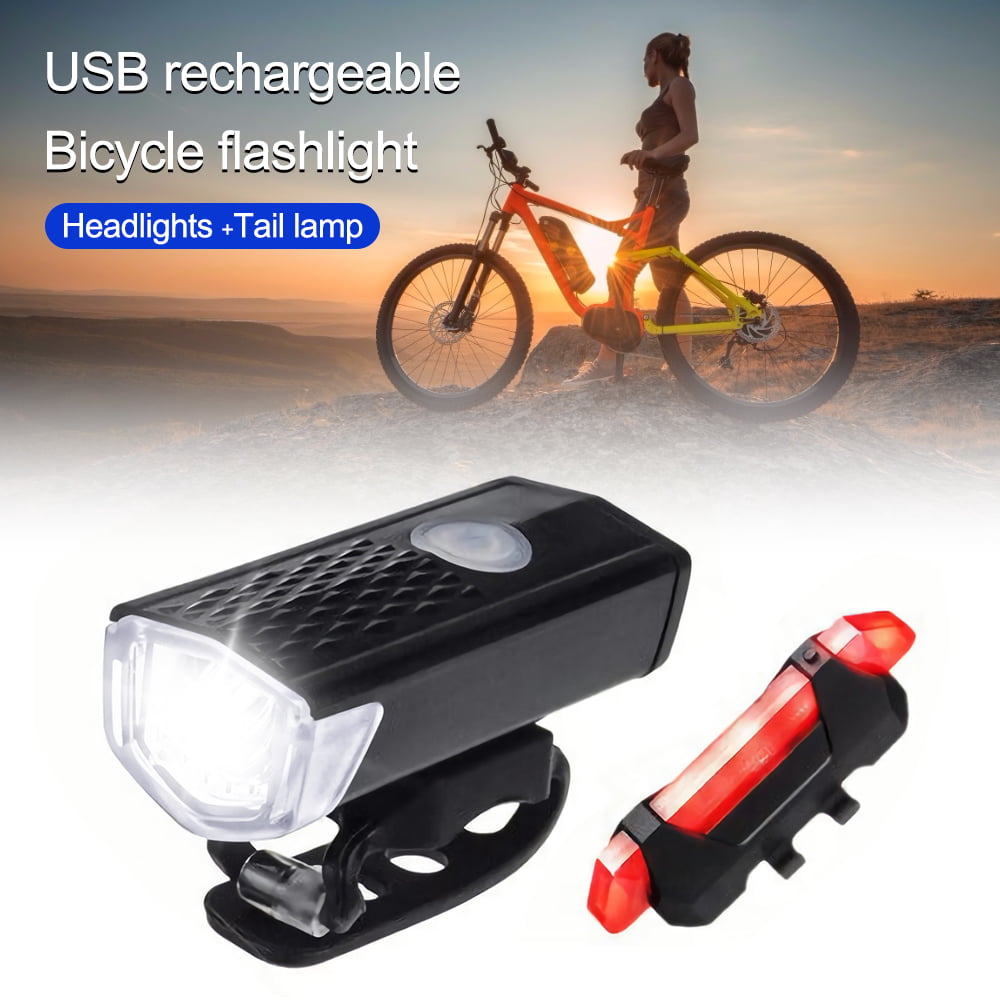 Bike Lights for Night Riding LED Front and Back Set