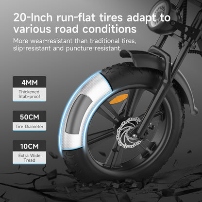 HR-G50 20inch Fat Tyres Off-road Electric Bike