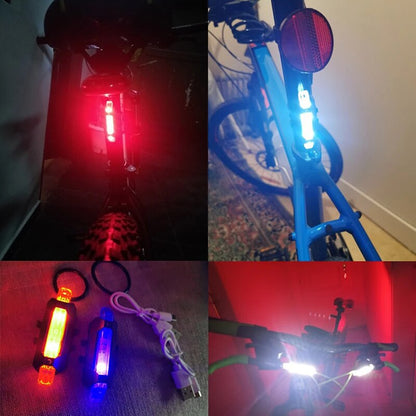 Rechargeable Bike Lamp Warning Cycling Taillight