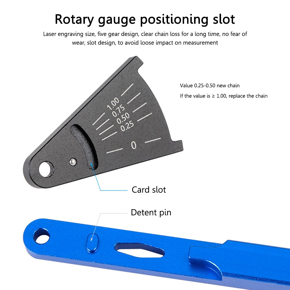 Bicycle Chain Wear Indicator Tool Links Checker